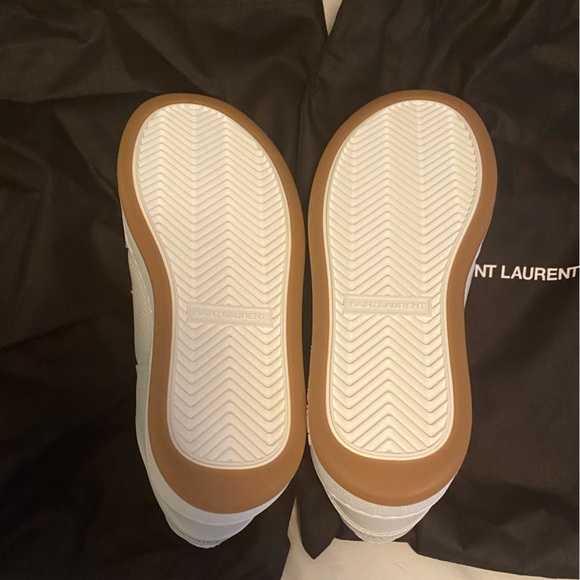 Saint Laurent SL/61 SNEAKERS IN PERFORATED LEATHER - Picture 3 of 11